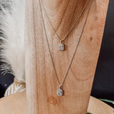 QUEST LARGE STONE PAVE NECKLACE