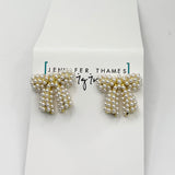 Breland Pearl Bow Studs