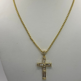 Pave Criss Cross Gold Cross Necklace | JTO Preorder (Jeff)