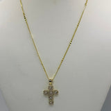 At The Cross Gold Crimp Chain Necklace