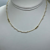 Dena Bubble Pearl Twist Cable Necklace