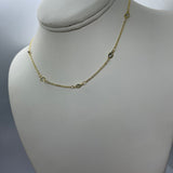 Miles of Diamonds Eyelet Layering Necklace