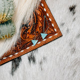 Post with Triangle TQ Earring
