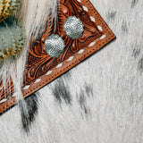Retro Concho Post Earring