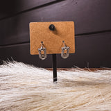 Silver Lock It Pave Huggie