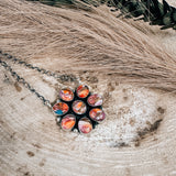 Purple & Orange Spiny Oyster Blossom Slab