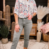 Sage Mid Rise Capri