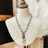 Kiwi Karma Toggle Necklace