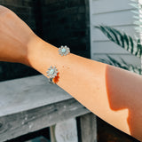 Multi Dot Turq Cuff