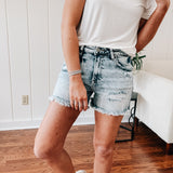 Light Wash | High Rise Short