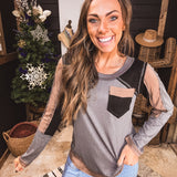 Contrast Thermal Long Sleeve