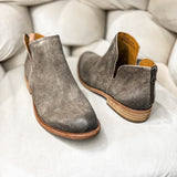 Renny Taupe Distressed Bootie