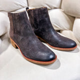 Mindi Espresso Distressed Bootie
