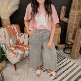 Ash Mineral Wash Terry Knit Long Pocket Pant
