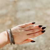 Inlay Twist Braid Stretch Bracelet