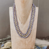 Double Glitz Chain Necklace