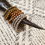 Faux Metals Stretch Bracelet