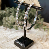 Silver Ball Hoop