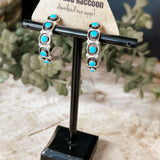 Small Turq Half Hoop