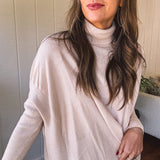 Cozy Loose Fit Turtleneck Pullover