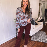 Burgundy HR Vintage Straight