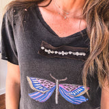 Butterfly Embellished Tee
