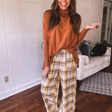Cozy Loose Fit Turtleneck Pullover