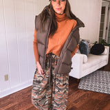 Brown Puffin Vest