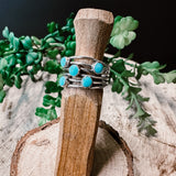 5 Turq Stacker Ring