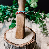 Square Inlay Stacker Ring