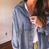 Denim Mix & Match Sunshine Chambray Patch Jacket