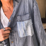Denim Mix & Match Sunshine Chambray Patch Jacket