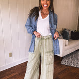Denim Mix & Match Sunshine Chambray Patch Jacket