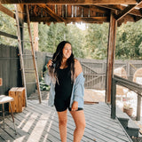 Nylon Rib Romper