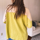 Sage Star Pocket Colorbock Long Sleeve