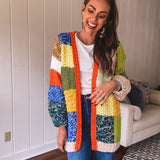 Sage & Sun Colorblock Knit Cardigan