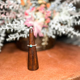 Turquoise Teardrop Cable Stacker Ring