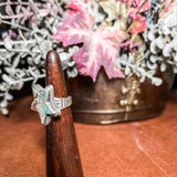 Rope Star Sterling Ring