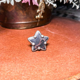 Black Soldered Star Adjustable Ring