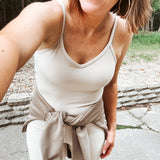 Nylon Rib Romper