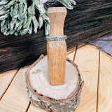 V Braided SS Stacker Ring