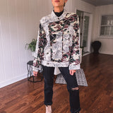 Camo Commander Lace Mix Jacket