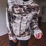 Camo Commander Lace Mix Jacket