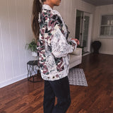 Camo Commander Lace Mix Jacket