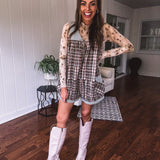 Wanderlust in Check Romper