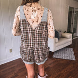 Wanderlust in Check Romper