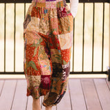 Patchwork Balloon Pant