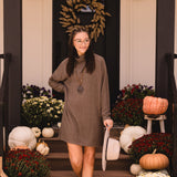 Hacci Cowl Neck Dress