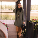 Hacci Cowl Neck Dress