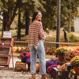 Desert Sunset Stripe Knit L/S